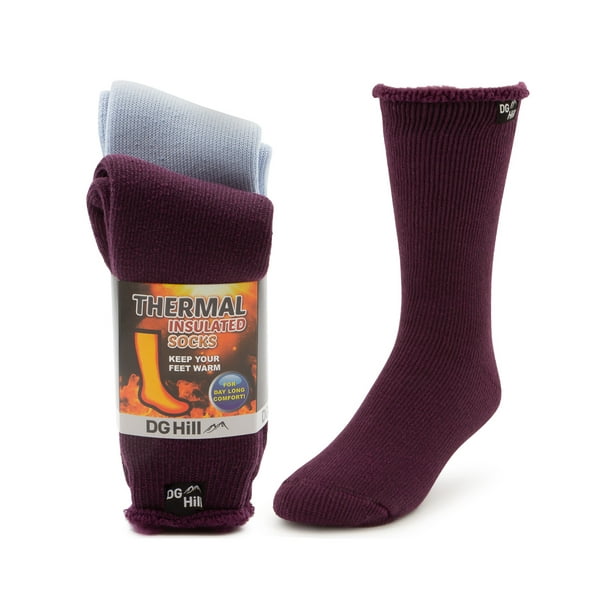 Pair of Womens Thermal Socks Heated Insulated Winter Warm Boot Hike Pack Pair of Womens Thermal Socks Heated Insulated Winter Warm Boot Hike Pack